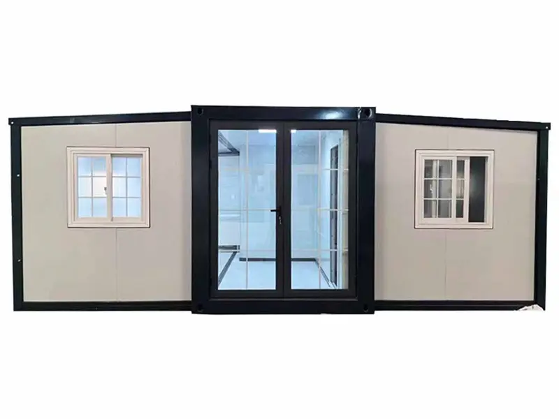30sqm Customized China Expandable Container House 2 Bed 1 Bath Prefabricated Expandable Container House in Europe