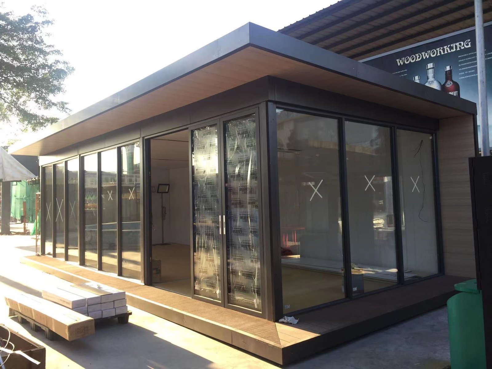 FAST INSTALLED MODULAR PREFAB CONTAINER HOUSE FOR OFFICE